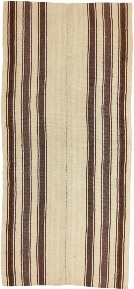 Persialainen matto Kelim Fars Antiikki 261x122 261x122, Persialainen matto kudottu