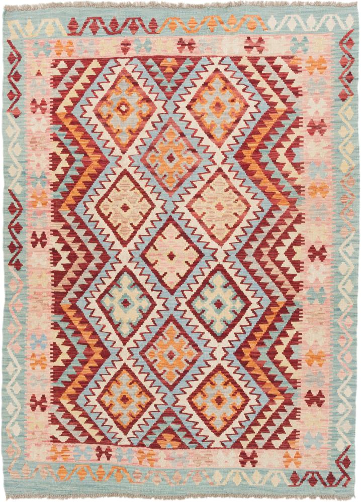アフガンカーペット キリム アフガン 199x144 199x144,  ペルシャ絨毯 手織り