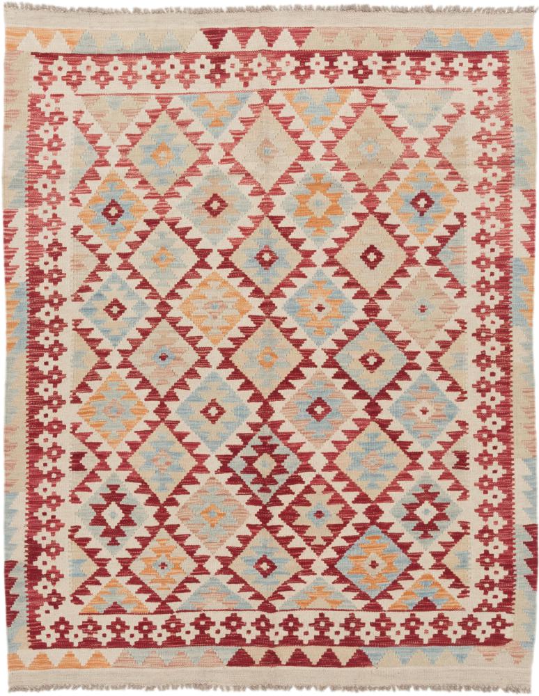 Afghanischer Teppich Kelim Afghan 194x155 194x155, Perserteppich Handgewebt