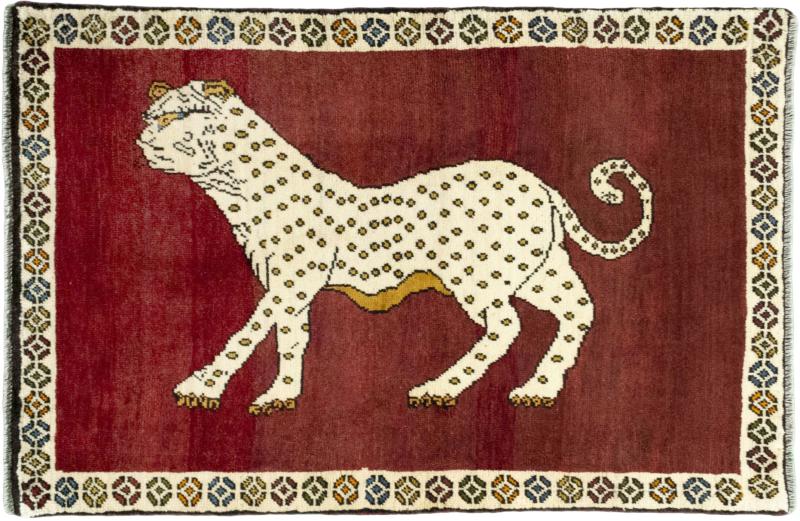 Perzisch tapijt Perzisch Gabbeh Ghashghai 126x84 126x84, Perzisch tapijt Handgeknoopte