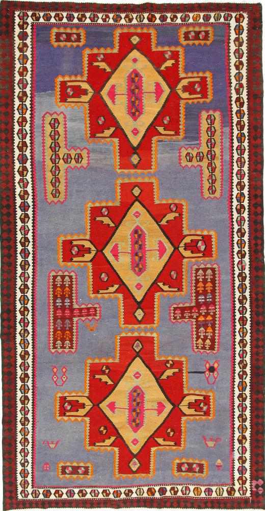 Alfombra persa Kilim Fars Azerbaijan Antiguo 328x170 328x170, Alfombra persa Tejido a mano