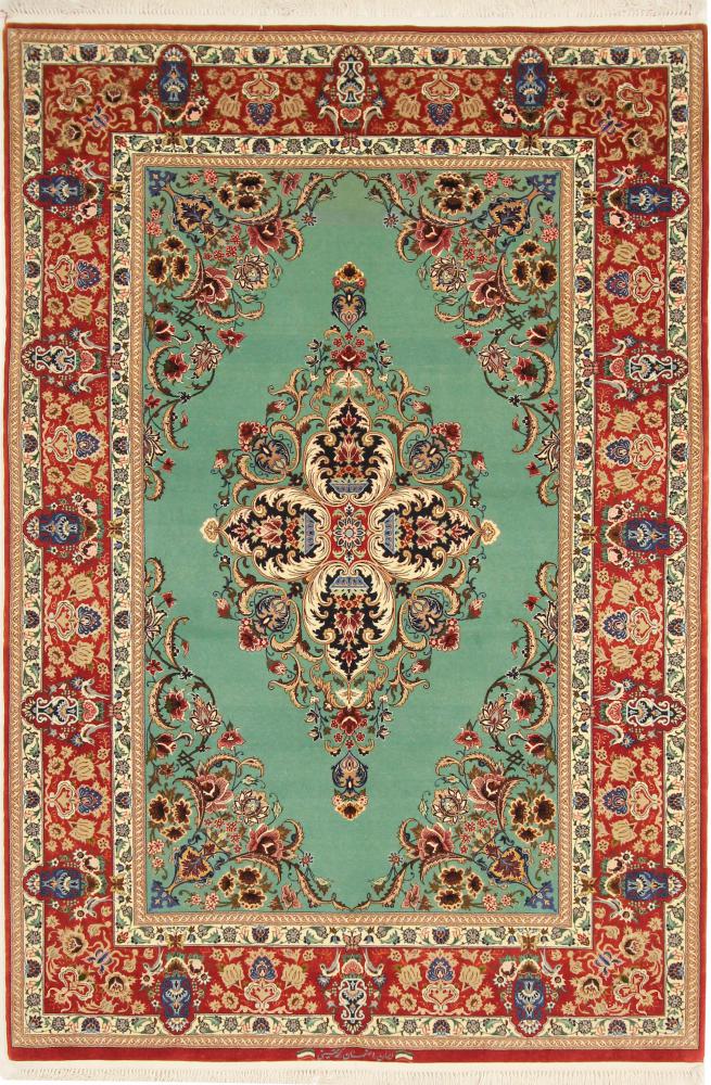 Perzisch tapijt Isfahan Zijden Pool 219x145 219x145, Perzisch tapijt Handgeknoopte