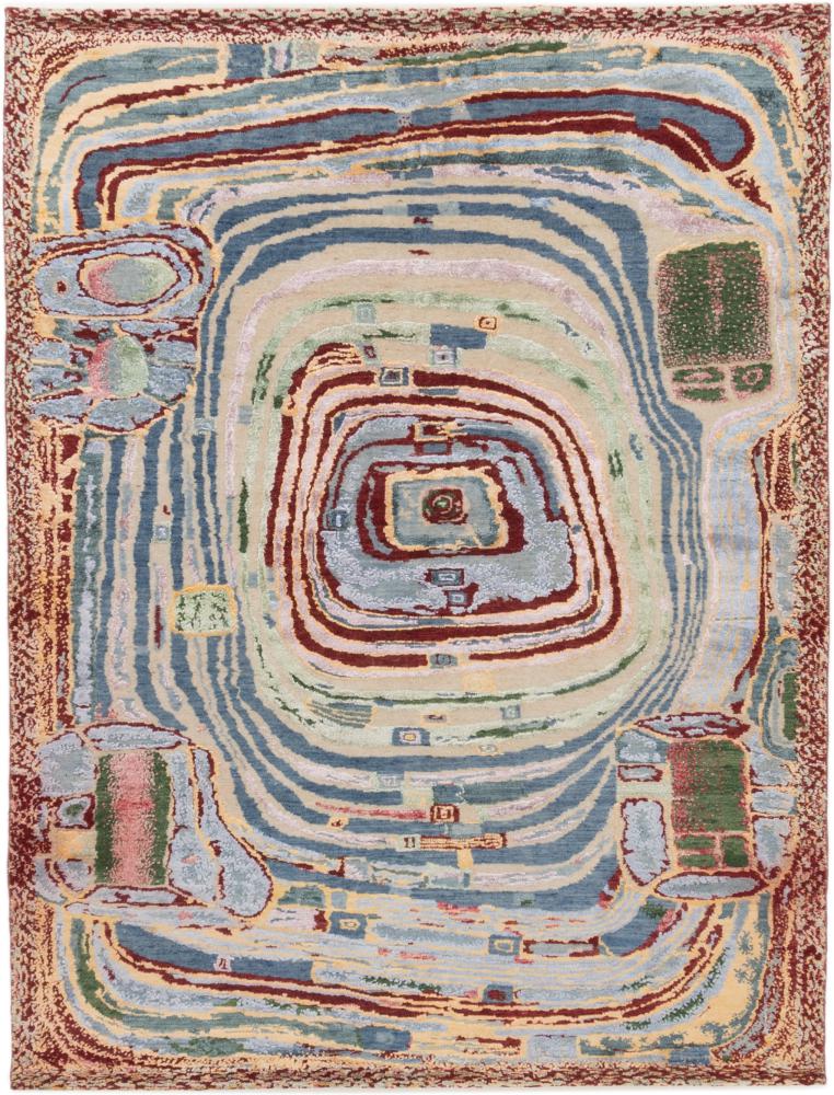 Indiaas tapijt Sadraa 241x185 241x185, Perzisch tapijt Handgeknoopte