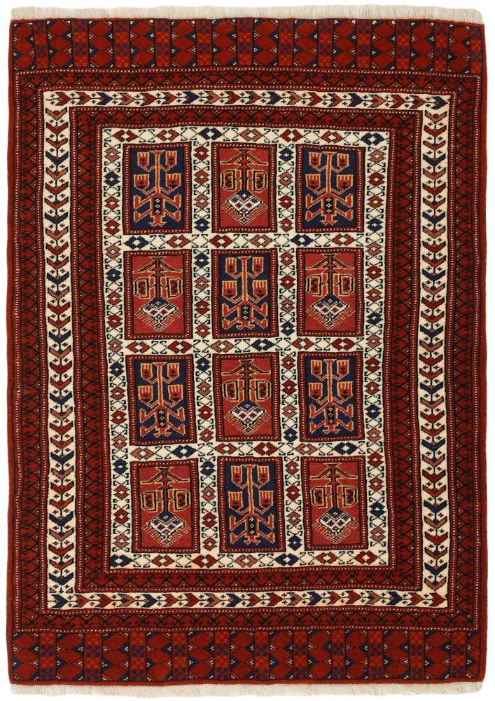 Persisk matta Turkaman 119x84 119x84, Persisk matta Knuten för hand
