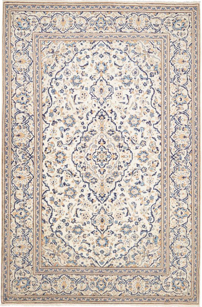 Tapis persan Kashan 296x198 296x198, Tapis persan Noué à la main