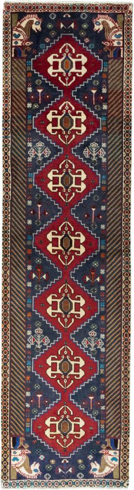 Persian Rug Shiraz 8'4"x2'2" 8'4"x2'2", Persian Rug Knotted by hand