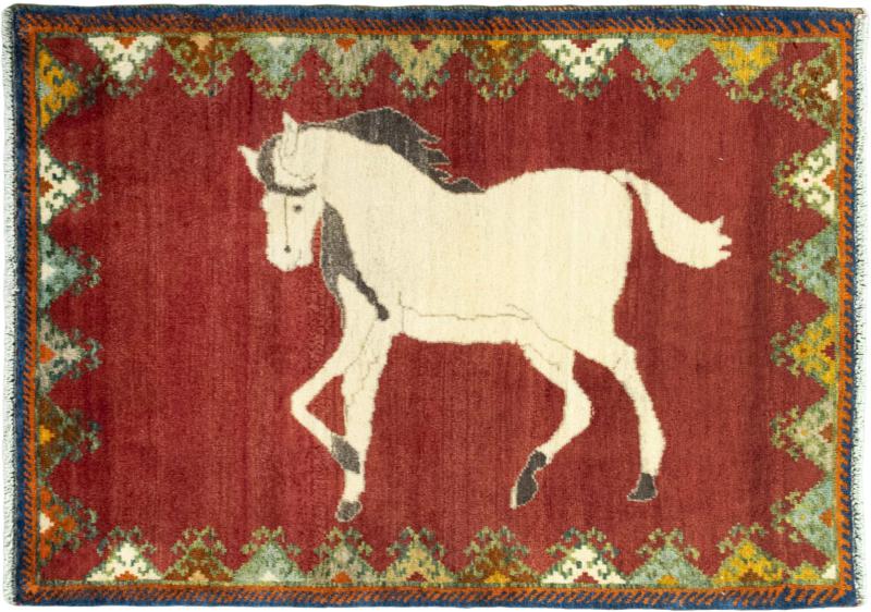 Perzisch tapijt Perzisch Gabbeh Ghashghai 126x91 126x91, Perzisch tapijt Handgeknoopte