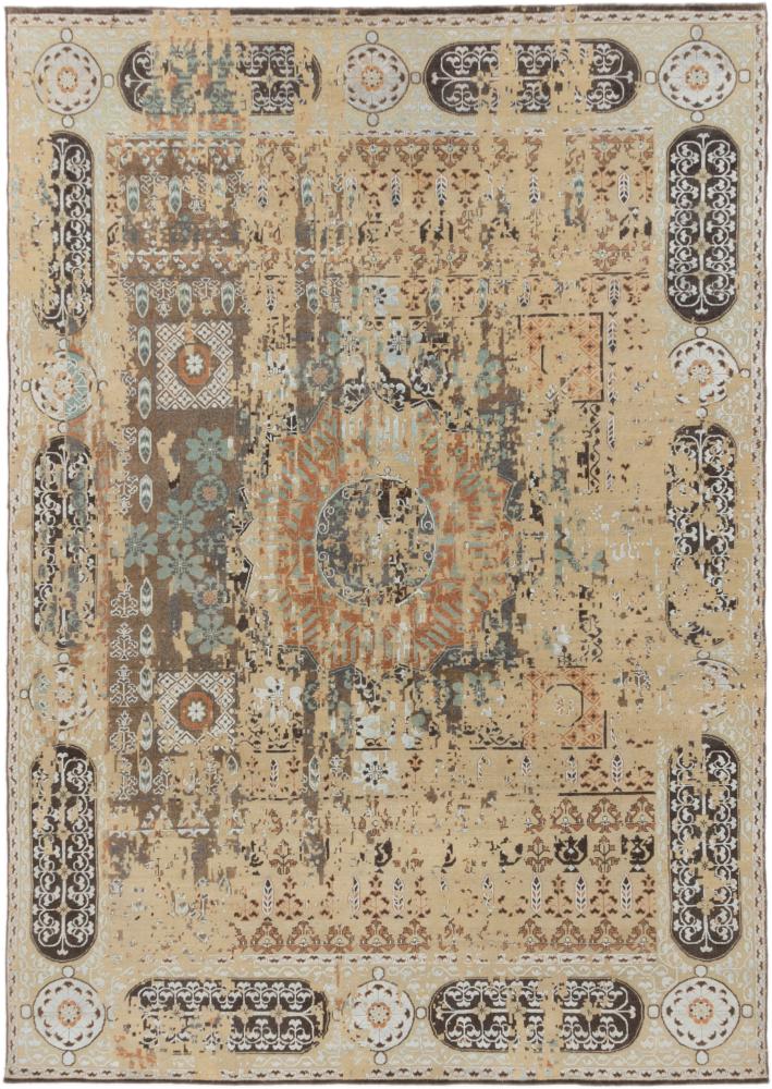 Indo rug Sadraa Heritage 11'6"x8'4" 11'6"x8'4", Persian Rug Knotted by hand