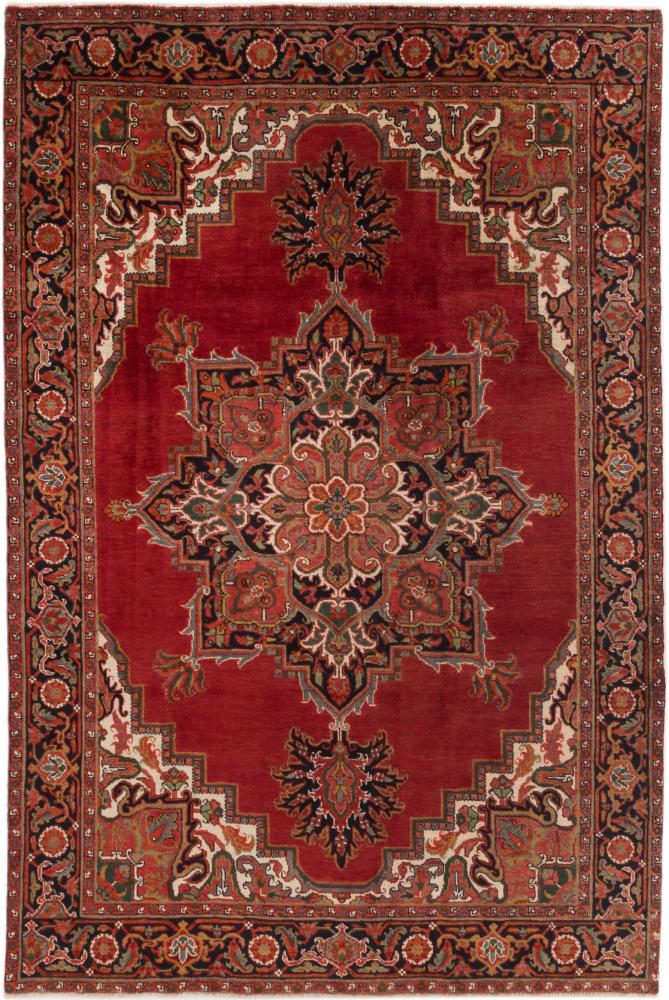 Persian Rug Heriz 9'9"x6'6" 9'9"x6'6", Persian Rug Knotted by hand