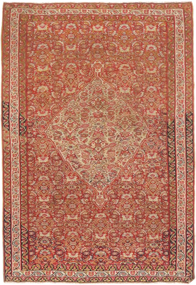  ペルシャ絨毯 キリム Fars センネ 183x126 183x126,  ペルシャ絨毯 手織り