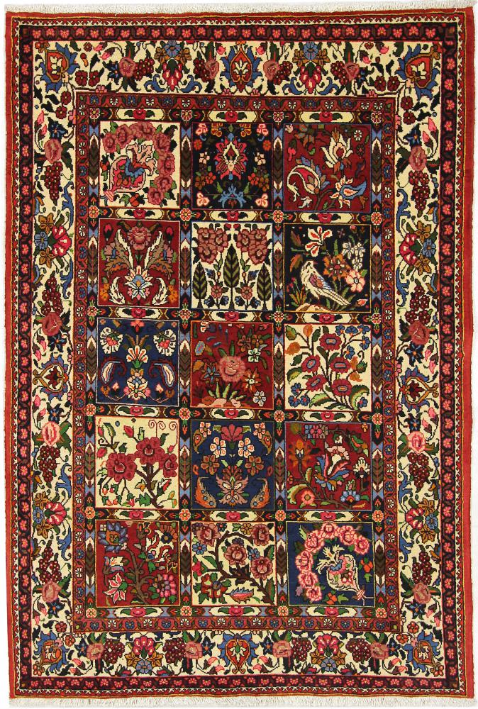 Persian Rug Bakhtiari 196x133 196x133, Persian Rug Knotted by hand