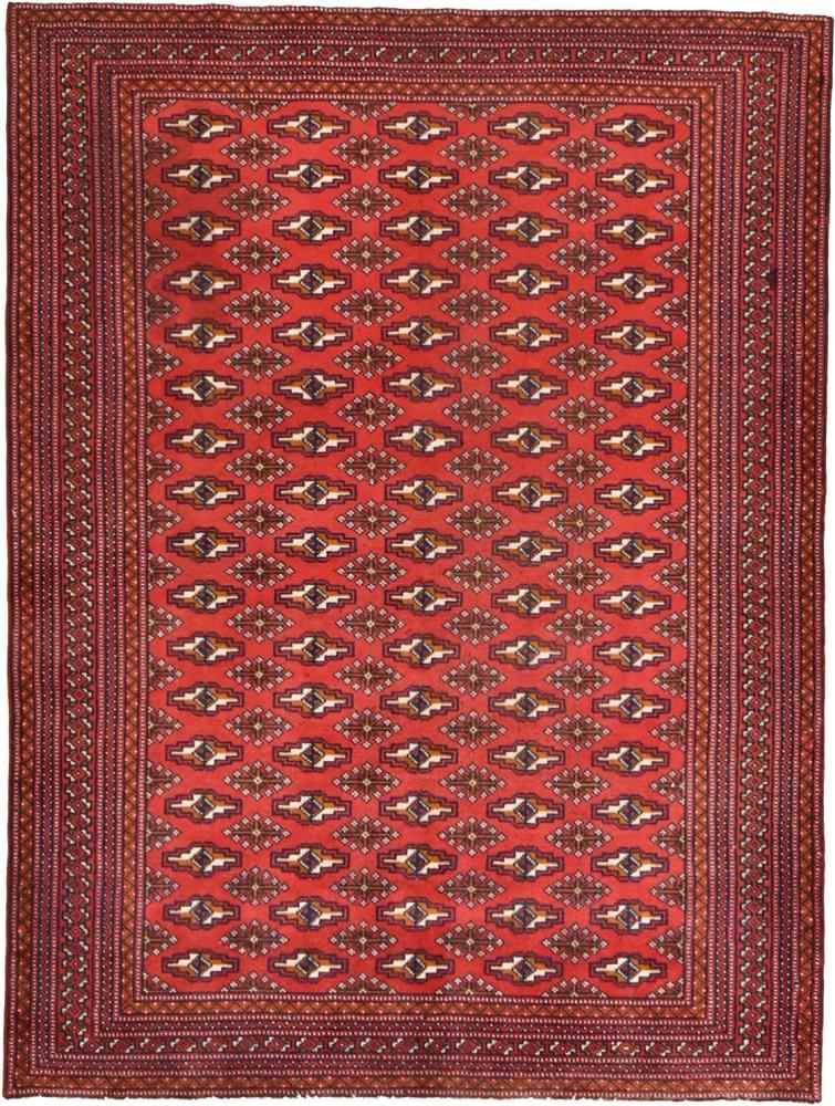 Persian Rug Turkaman 5'7"x4'2" 5'7"x4'2", Persian Rug Knotted by hand