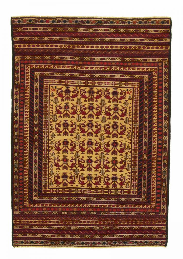 Afganistan-matto Kelim Afghan Soozani 138x98 138x98, Persialainen matto kudottu
