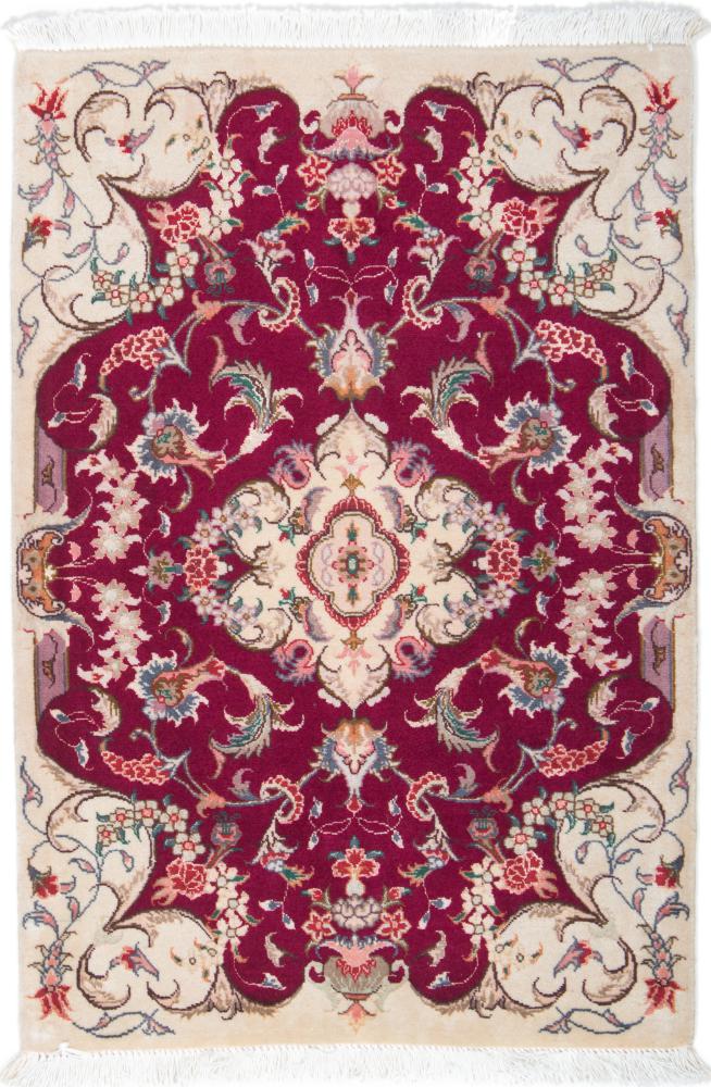  ペルシャ絨毯 タブリーズ 50Raj 91x59 91x59,  ペルシャ絨毯 手織り