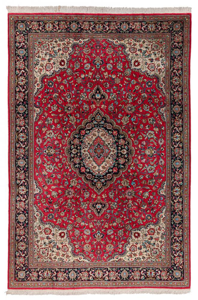 Persian Rug Qum Silk 301x199 301x199, Persian Rug Knotted by hand