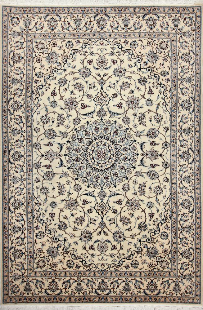 Tapis persan Naïn 9La 10'0"x6'8" 10'0"x6'8", Tapis persan Noué à la main