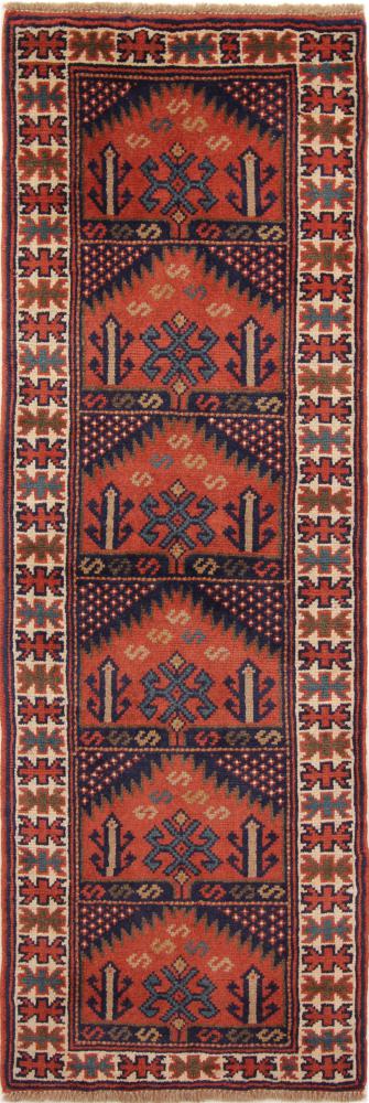 Tapis persan Hamadan 189x64 189x64, Tapis persan Noué à la main