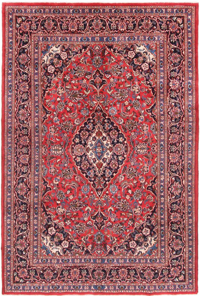 Persian Rug Keshan 9'11"x6'9" 9'11"x6'9", Persian Rug Knotted by hand