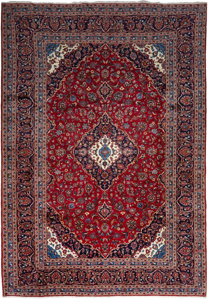 Tapis persan Kashan 386x279 386x279, Tapis persan Noué à la main