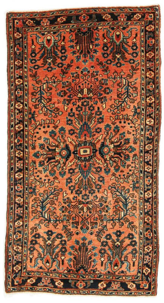 Persian Rug Sarouk Antique 127x67 127x67, Persian Rug Knotted by hand