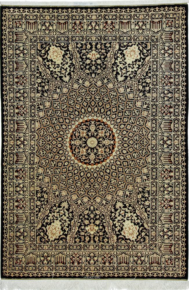 Persian Rug Qum Silk 193x131 193x131, Persian Rug Knotted by hand