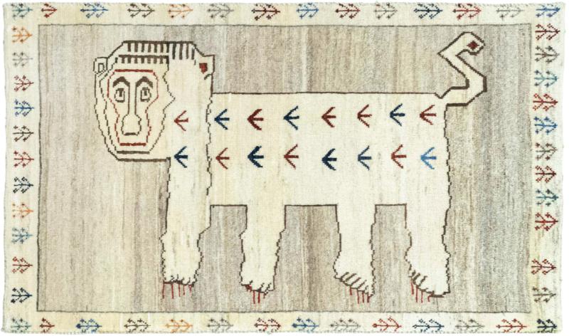 Perzisch tapijt Perzisch Gabbeh Ghashghai 4'4"x2'6" 4'4"x2'6", Perzisch tapijt Handgeknoopte