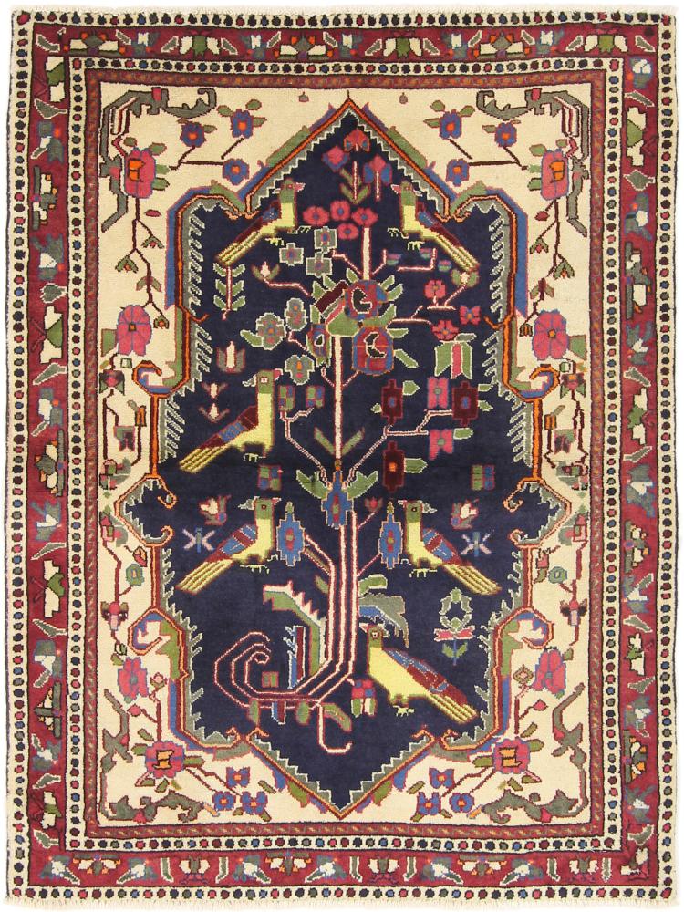 Perzisch tapijt Afshar 129x101 129x101, Perzisch tapijt Handgeknoopte