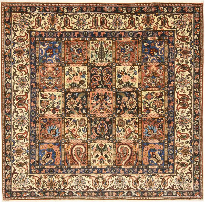 Persian Rug Bakhtiari Chaleshotor 208x200 208x200, Persian Rug Knotted by hand