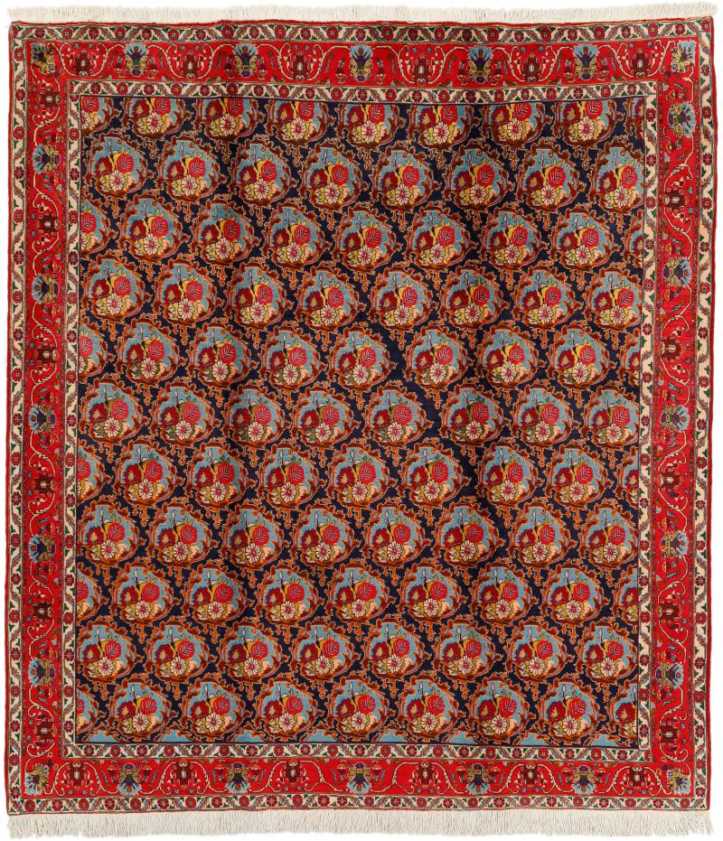  ペルシャ絨毯 センネ 284x251 284x251,  ペルシャ絨毯 手織り