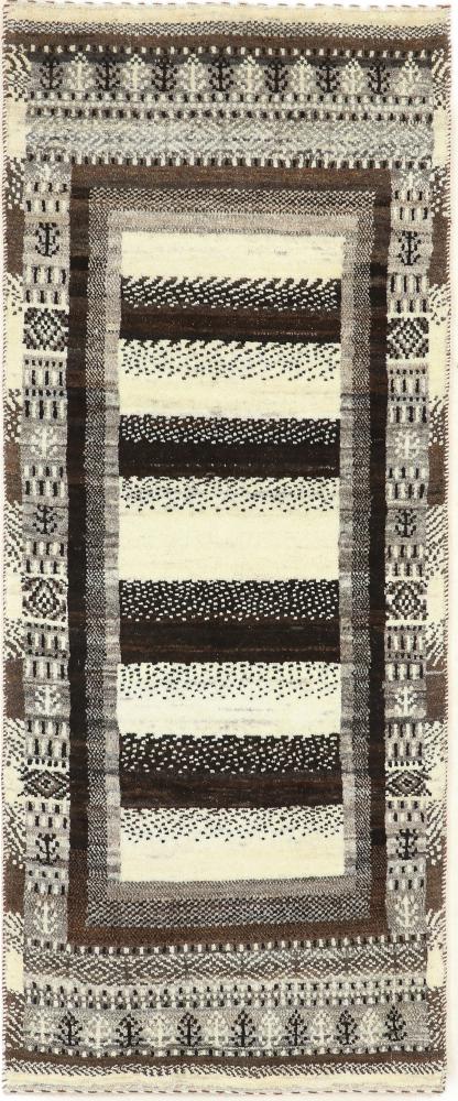 Tapis persan Persan Gabbeh Loribaft Nature 153x63 153x63, Tapis persan Noué à la main