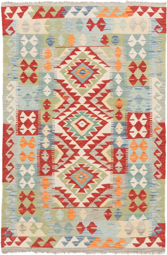 Afghanischer Teppich Kelim Afghan 153x102 153x102, Perserteppich Handgewebt