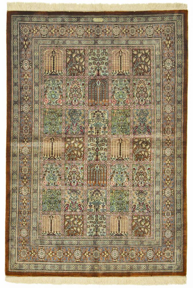 Persian Rug Qum Silk 143x98 143x98, Persian Rug Knotted by hand