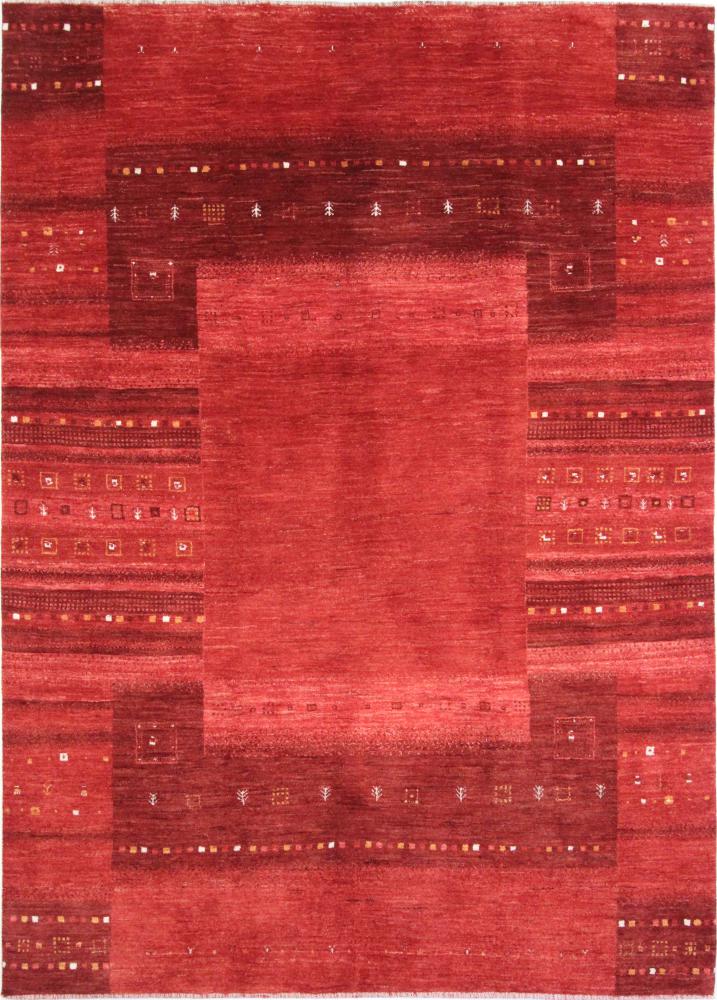 Tapis persan Persan Gabbeh Loribaft 247x179 247x179, Tapis persan Noué à la main