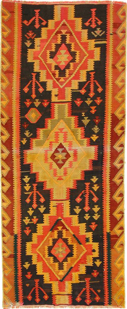 Persian Rug Kilim Fars Azerbaijan Antique 315x128 315x128, Persian Rug Woven by hand