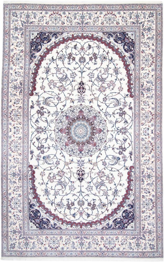 Persian Rug Nain 6La 10'3"x6'6" 10'3"x6'6", Persian Rug Knotted by hand