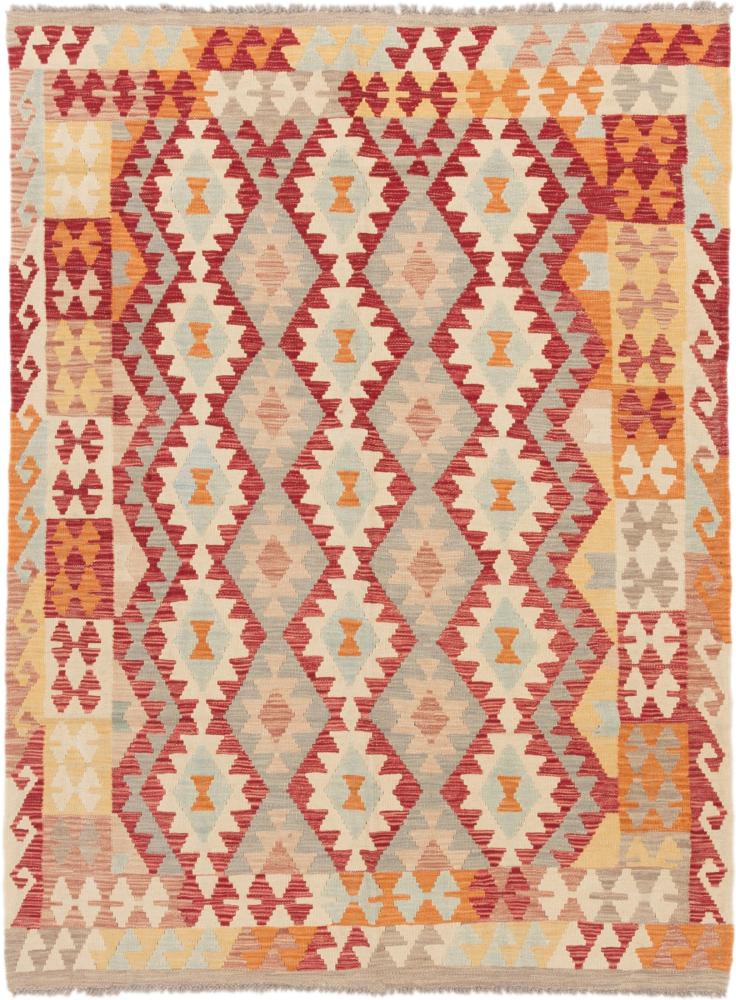 Afghanska mattan Kilim Afghan 196x151 196x151, Persisk matta handvävd 