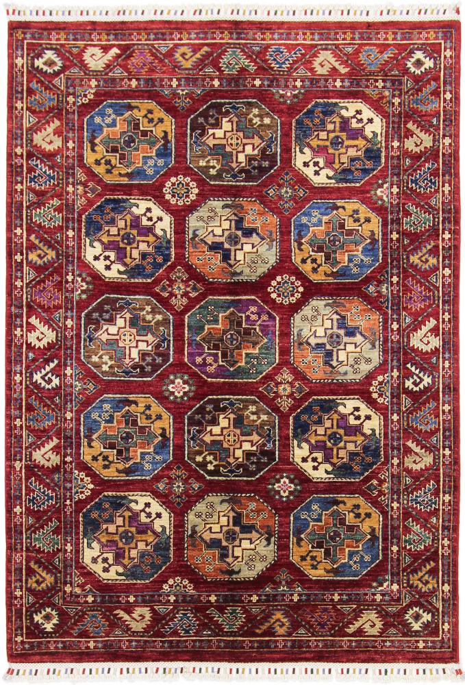 Afghan rug Arijana Design 6'0"x4'2" 6'0"x4'2", Persian Rug Knotted by hand