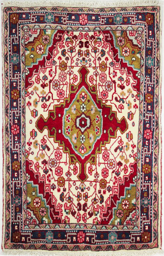 Persian Rug Jozan 2'11"x2'1" 2'11"x2'1", Persian Rug Knotted by hand