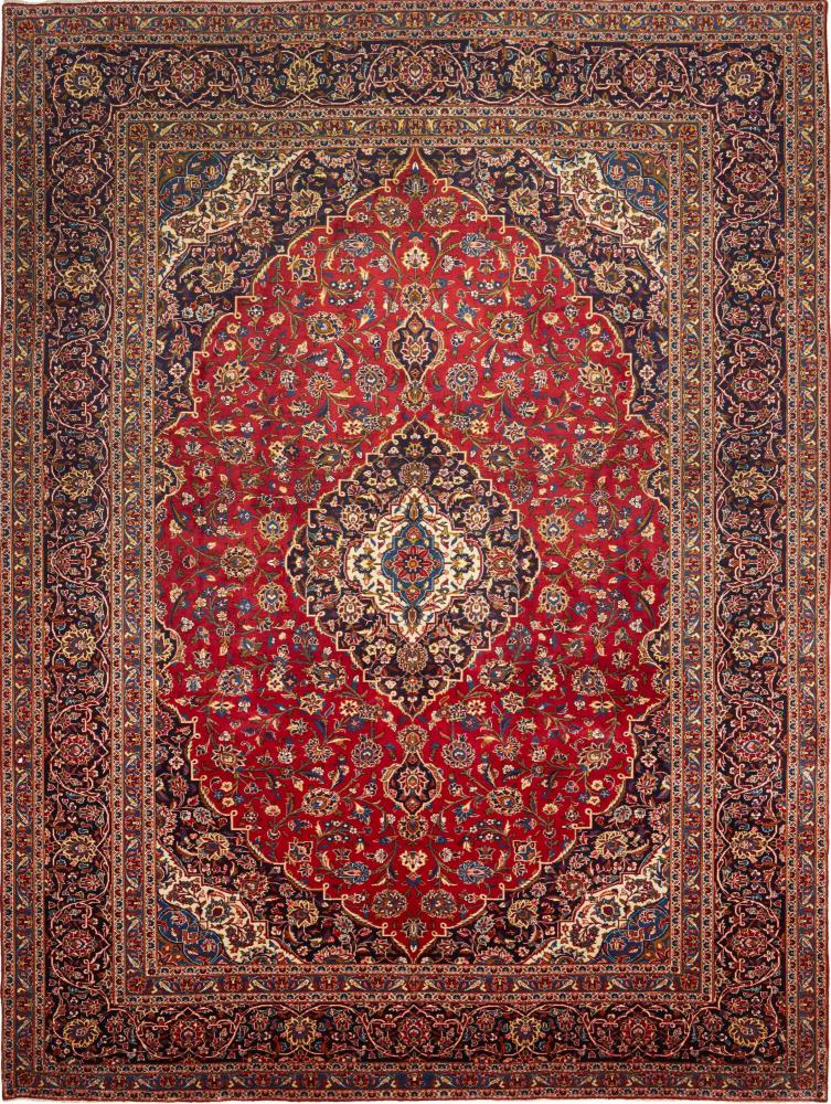 Perzisch tapijt Keshan 13'0"x9'9" 13'0"x9'9", Perzisch tapijt Handgeknoopte