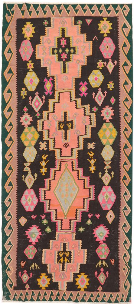Persialainen matto Kelim Fars Azerbaijan Antiikki 356x155 356x155, Persialainen matto kudottu