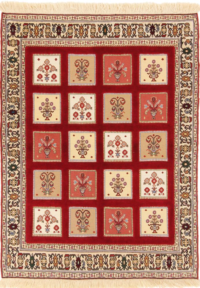 Tapis persan Kilim Soozani Nimbaft 138x101 138x101, Tapis persan Noué à la main