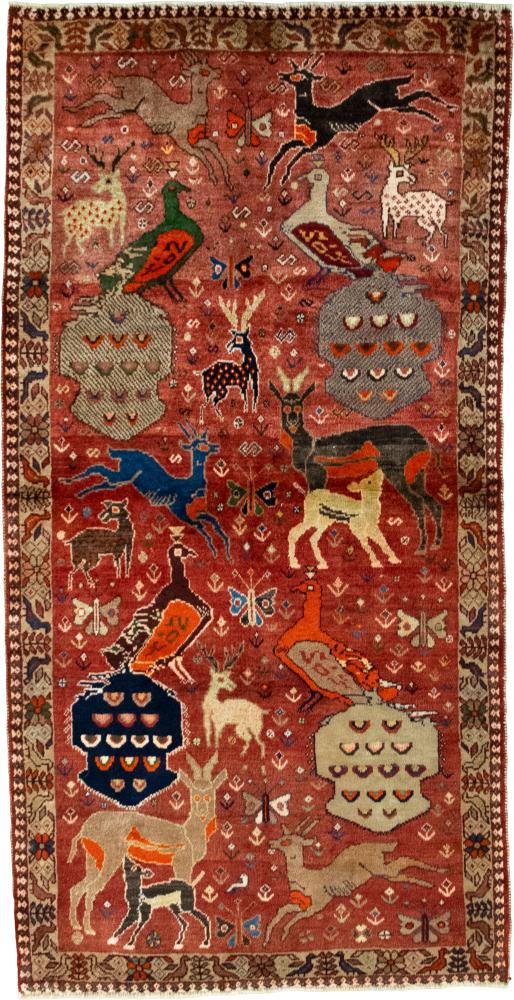 Persialainen matto Persia Gabbeh Yalameh 206x106 206x106, Persialainen matto Solmittu käsin