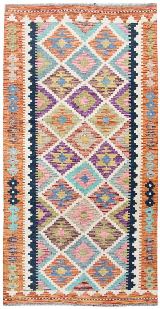 Tappeto Afgano Kilim Afghan 199x104 199x104, Tappeto persiano Tessuto a mano