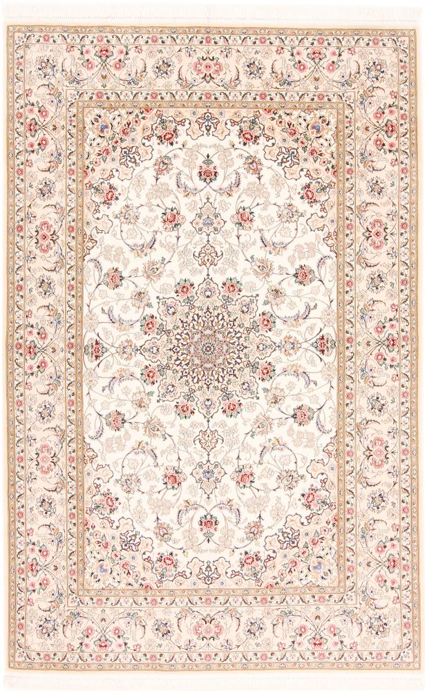  ペルシャ絨毯 イスファハン 絹の縦糸 245x157 245x157,  ペルシャ絨毯 手織り