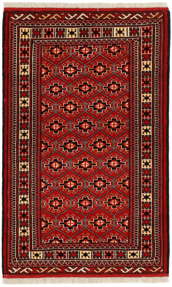 Persisk matta Turkaman 129x80 129x80, Persisk matta Knuten för hand
