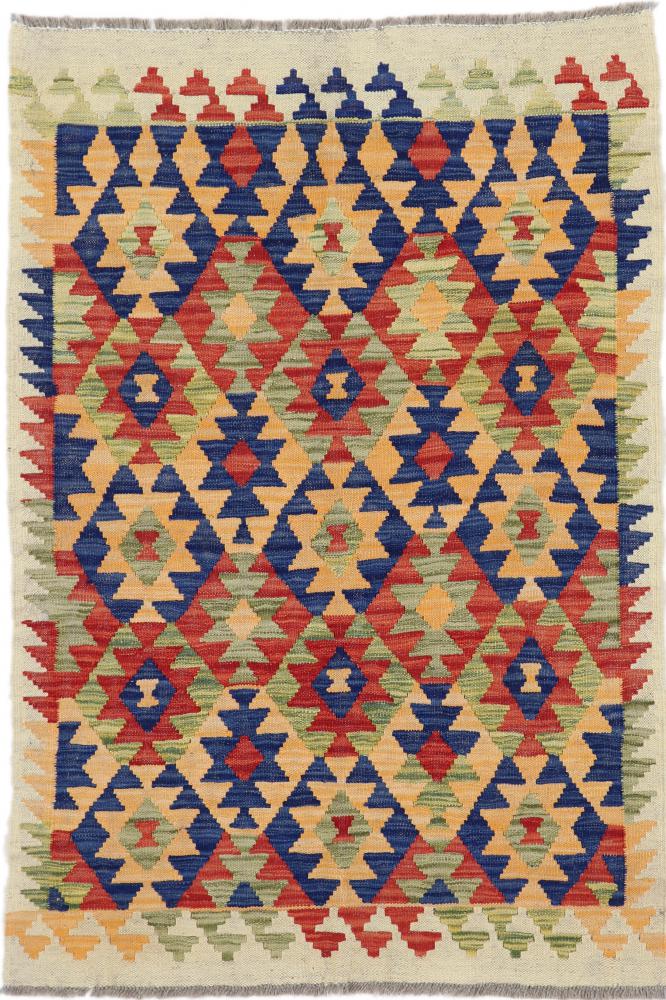 Afghansk teppe Kelim Afghan 145x99 145x99, Persisk teppe Handwoven 