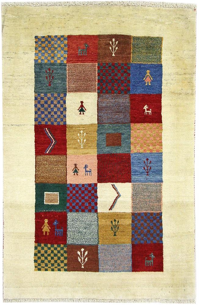 Perzisch tapijt Perzisch Gabbeh Loribaft 4'8"x3'1" 4'8"x3'1", Perzisch tapijt Handgeknoopte