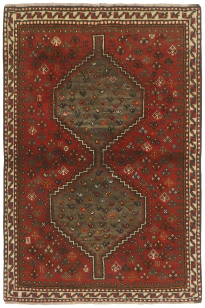  ペルシャ絨毯 シラーズ 154x104 154x104,  ペルシャ絨毯 手織り