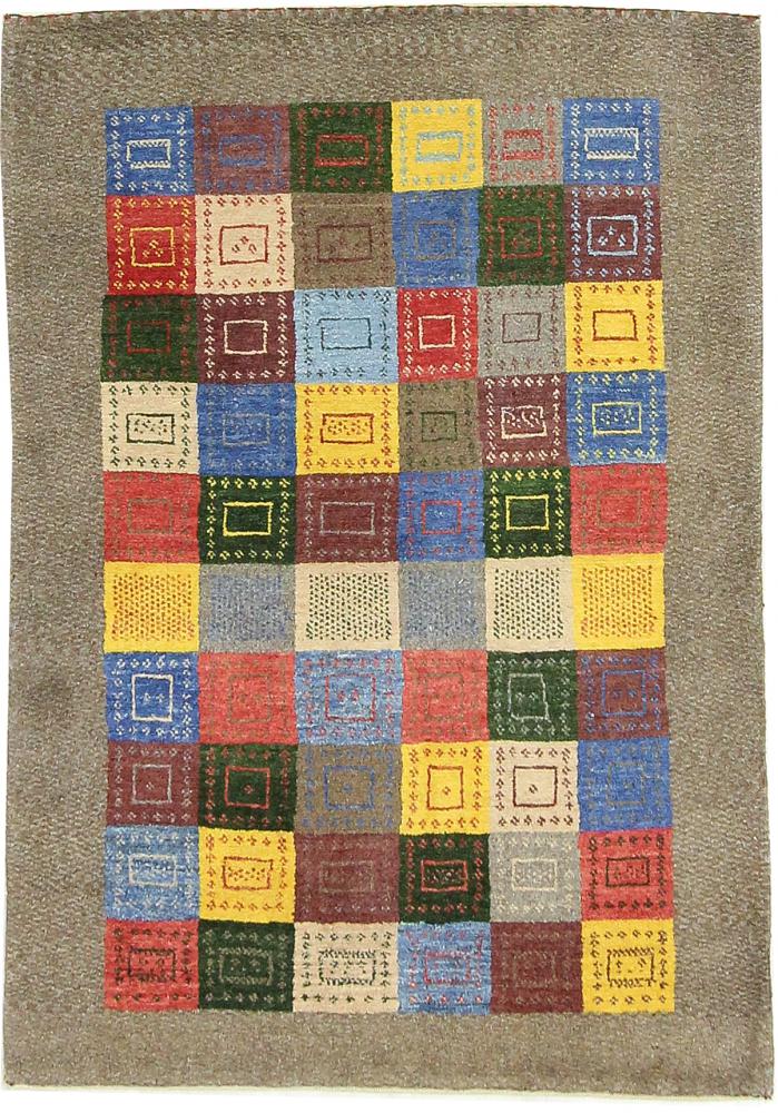 Tapis persan Persan Gabbeh Loribaft 115x83 115x83, Tapis persan Noué à la main