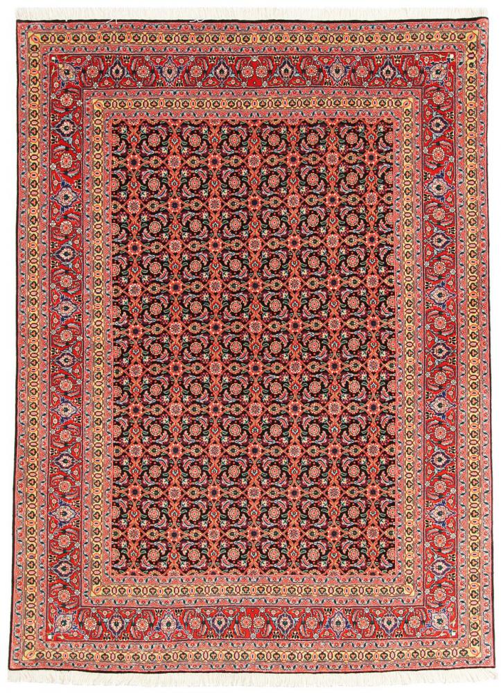 Persian Rug Tabriz 50Raj Mahi 6'9"x4'10" 6'9"x4'10", Persian Rug Knotted by hand